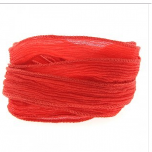 Zijde 20mm Rood per meter